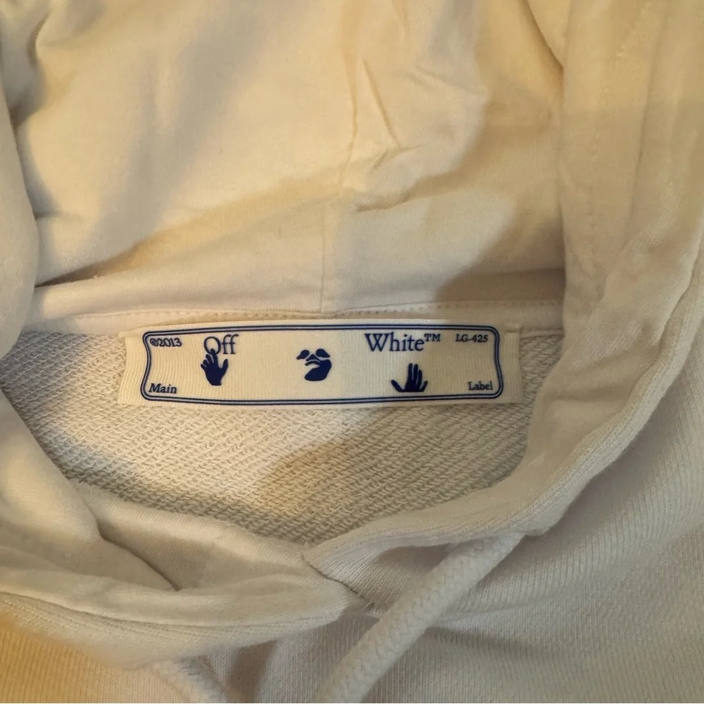 Off-White CNY Cropped Women’s Hoodie - Picture 6 of 12